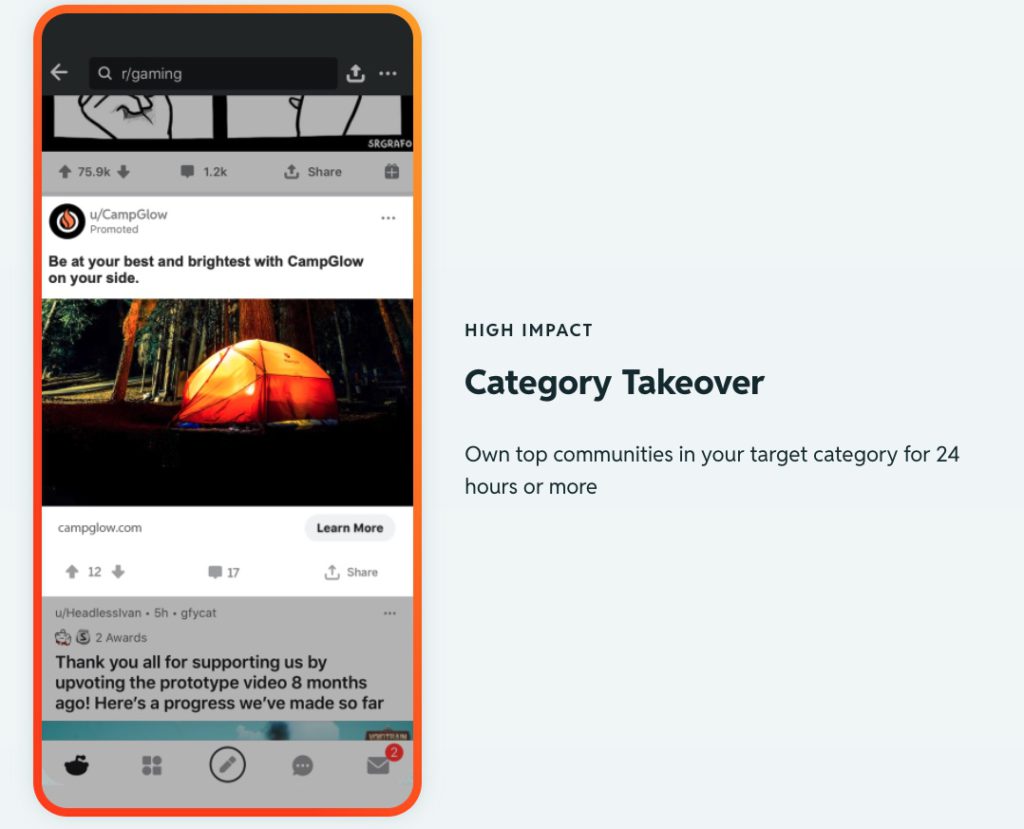 Reddit Category Takeover